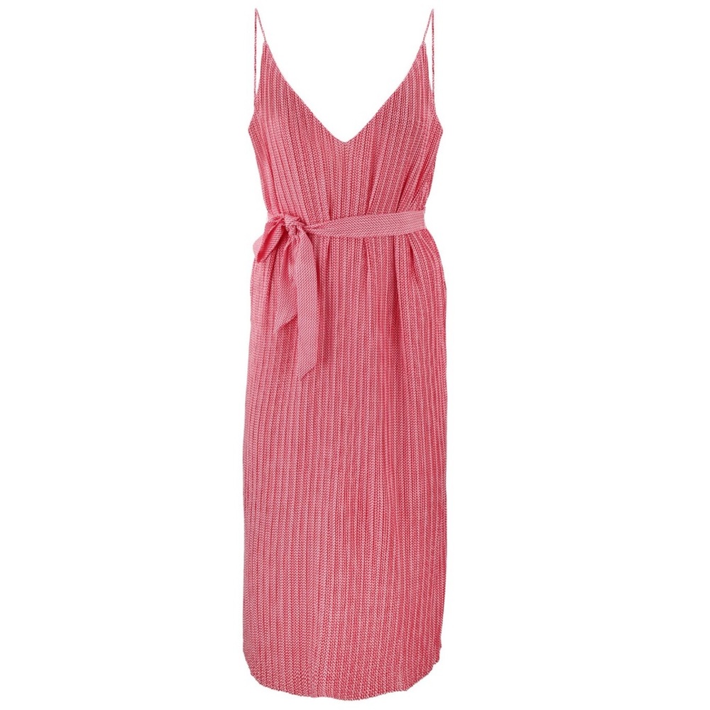 C/MEO COLLECTIVE Red White Unstoppable Maxi Dress XS